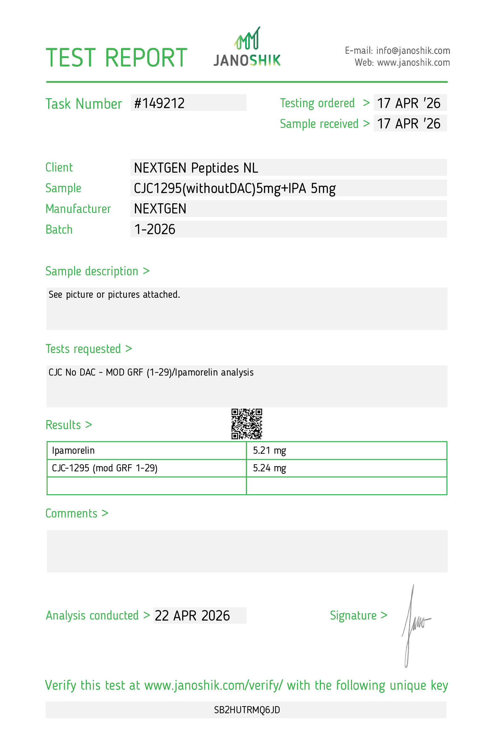 Labresultaten